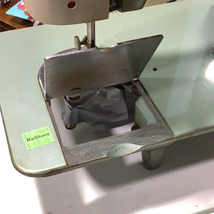 White Twin Needle Sewing Machine