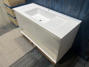 White Floating Vanity 40”/47”/63”