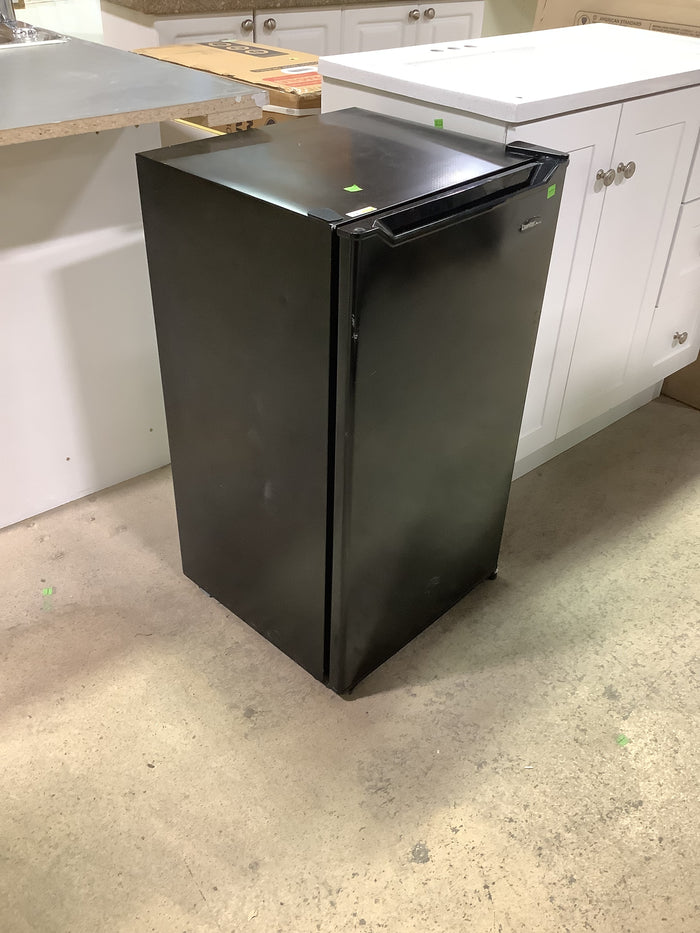 Black Danby Mini-Fridge