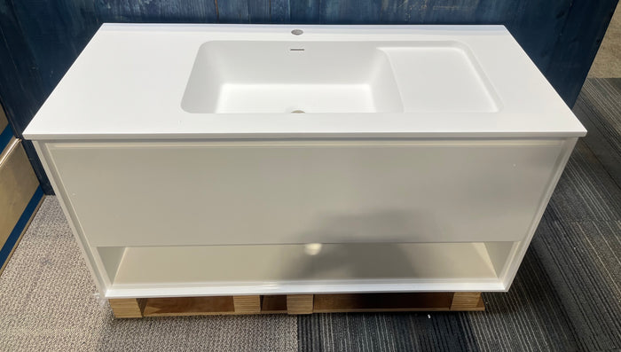 White Floating Vanity 40”/47”/63”