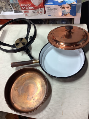 Copper Pot with Brazier