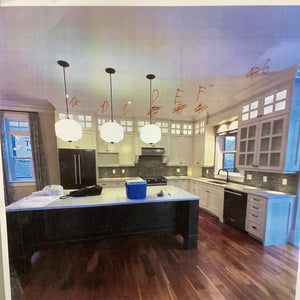 White Caesarstone Kitchen