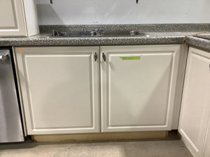 Cream Caesar Kitchen Includes Wall Stove, Stovetop, Sink and Counters