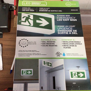 Emergency Exit Sign