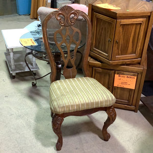 Traditional Carved Wood Dining Chair