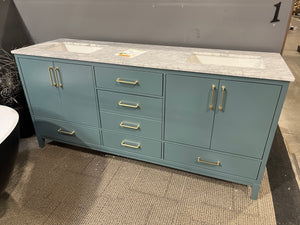 WAI7233 Royal Green 72" Vanity