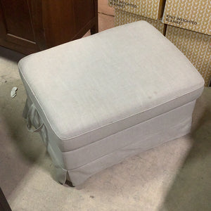 Grey Storage Ottoman