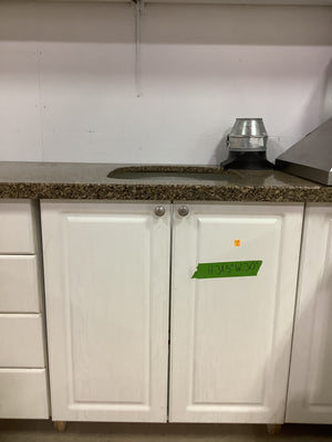 White Kitchen with Granite Countertops