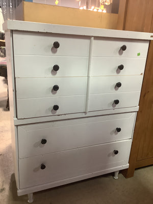 White Hardwood Dresser