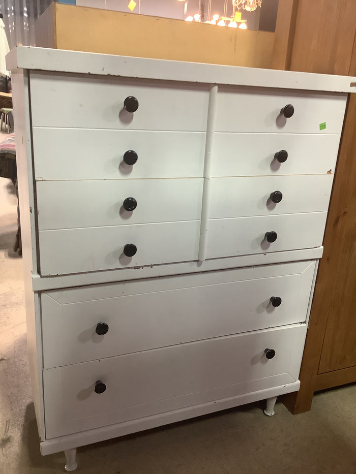 White Hardwood Dresser