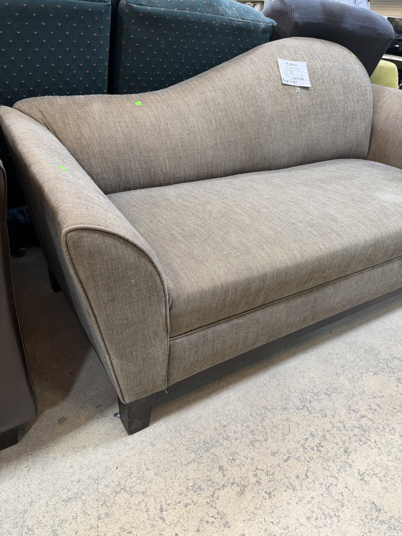 Modern Gray Loveseat Sofa