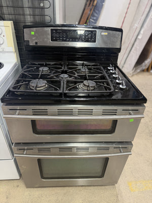 Jenn-Air Stainless Steel Gas Range with Double Oven