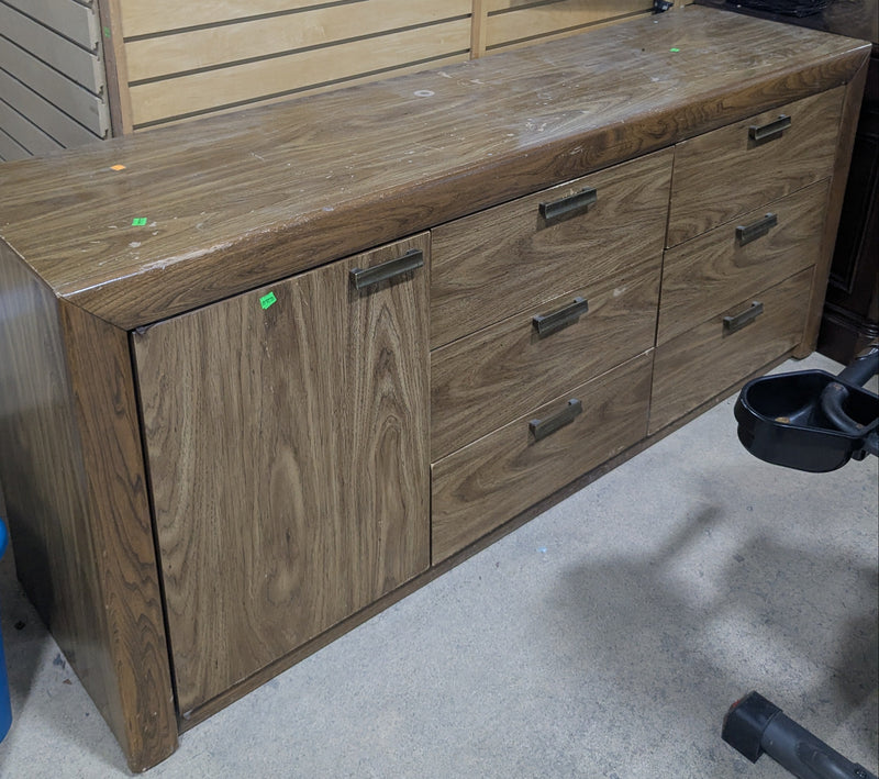 6-Drawer Wood Finish Dresser