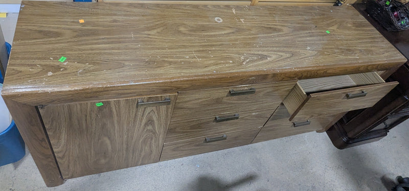 6-Drawer Wood Finish Dresser