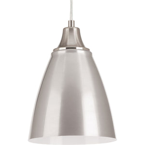 Progress Lighting Pure LED Collection 1-light Brushed Nickel LED Cord Hung Mini-Pendant