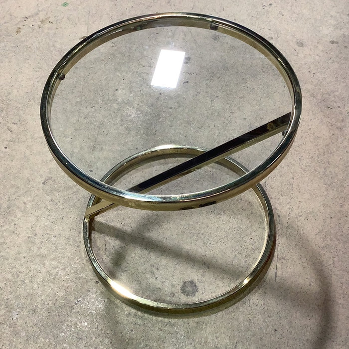 Brass Ring Side Table