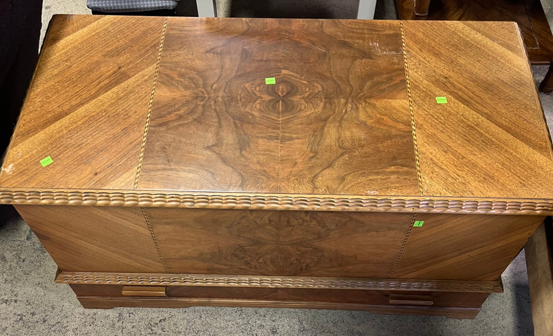 Vintage Red Seal Cedar Chest