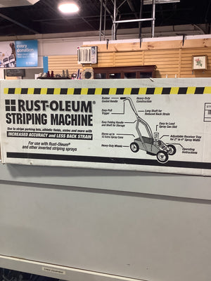 Rust-Oleum Striping Machine