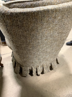 Woven Swivel Armchair