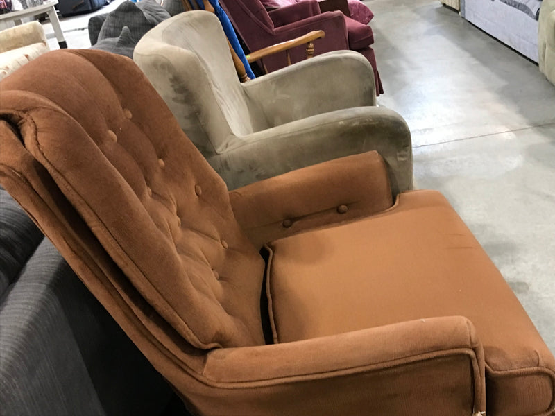 Brown Spinning ArmChair