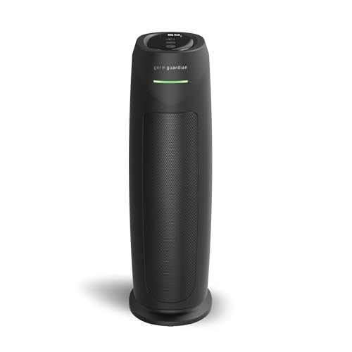 GermGuardian 743 Sq. Ft Air Purifier with HEPA Filter UV-C and Air Quality Sensor