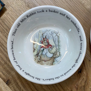 Wedgewood Peter Rabbit Bowl with Saucer