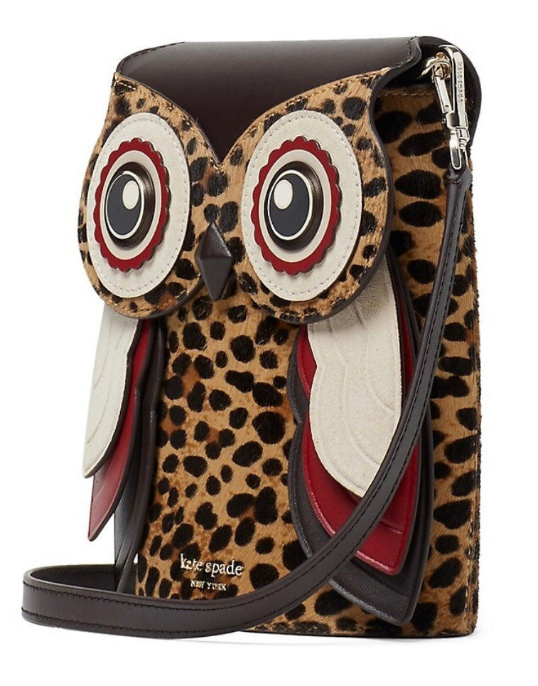 Kate Spade New York Blinx Leopard 3D Owl Crossbody – Habitat for