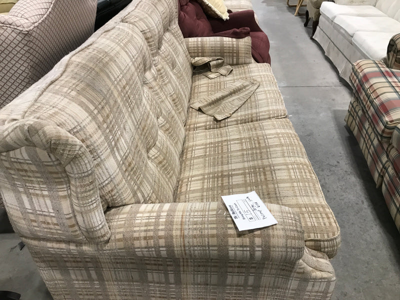 Beige Sofa With Pullout Bed