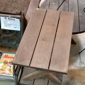 Outdoor Wooden Side Table