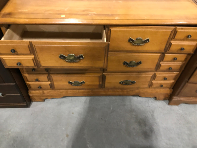 Vintage Wooden Double Dresser