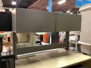 Large Desk w/ Overhead Storage