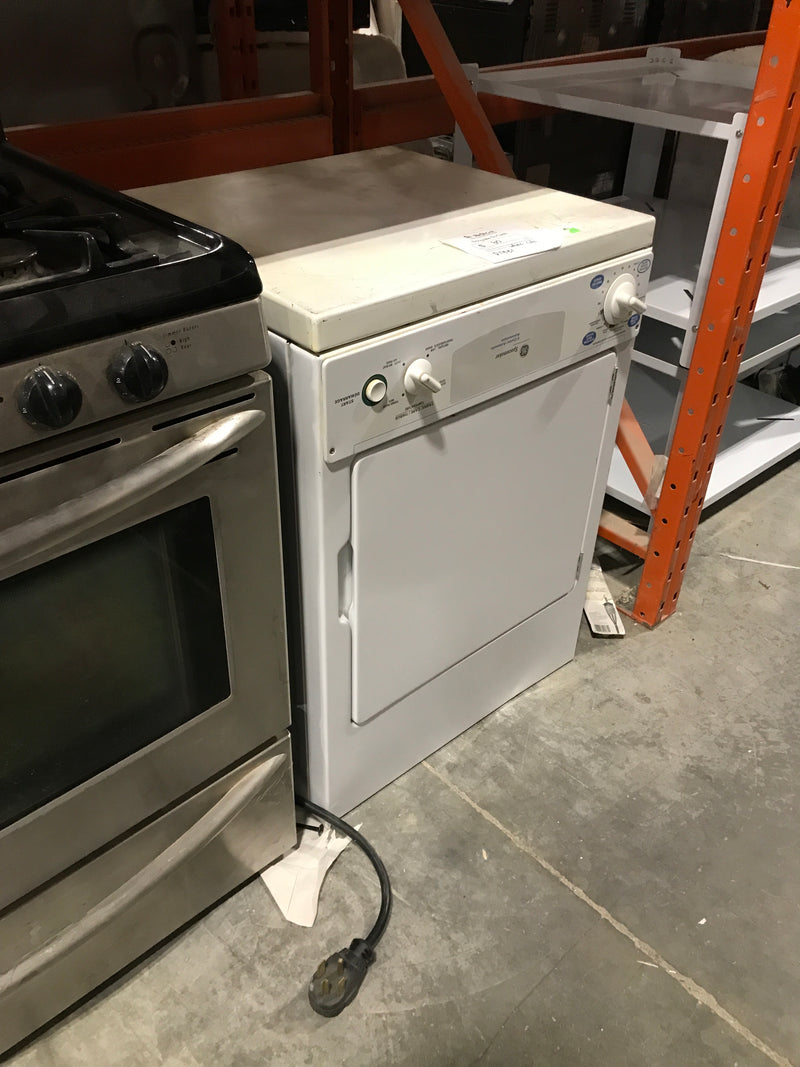 White GE Dryer