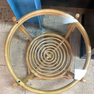 Rattan Spiral Coffee Table