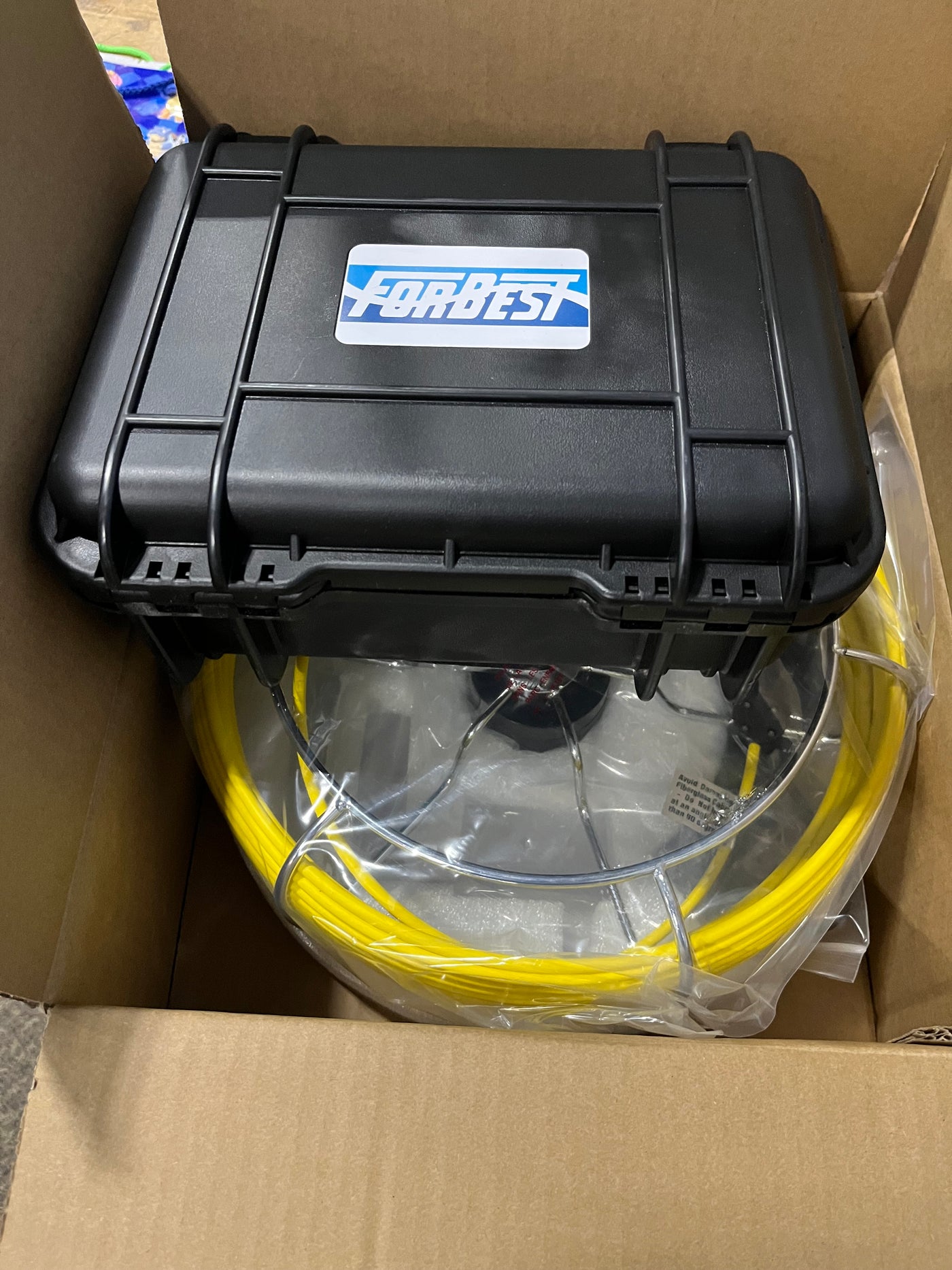 Forbest Portable 130 ft. Color Sewer/Drain/Pipe Inspection Camera ...