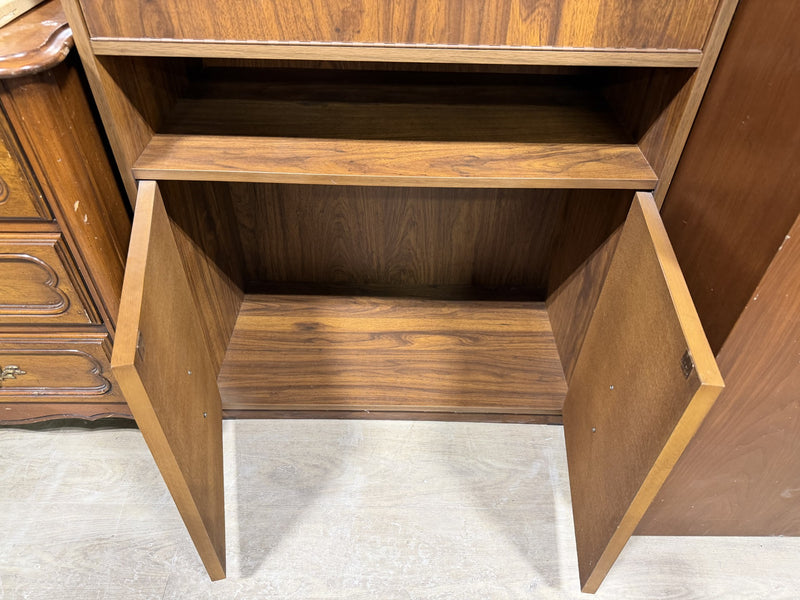 Classic Wood Arched Bookcase & Storage Cabinet