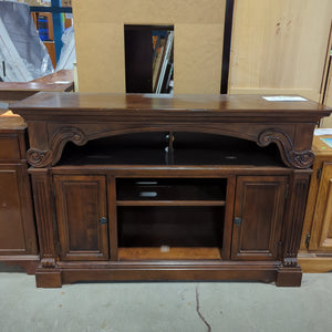 Media Unit with Ornate Detailing