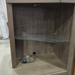 Small display shelf with 2 drawers