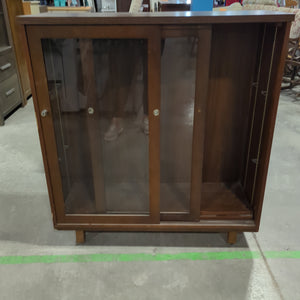 Small bookcase with glass doors