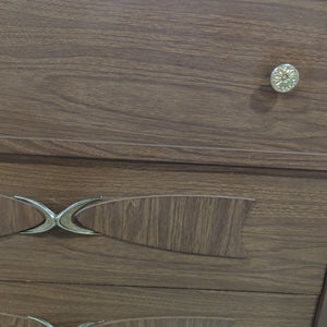 Tall Veneer 4 Drawer Dresser
