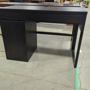 Dark Brown Desk with Two Drawers