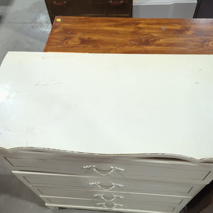 White 4 Drawer Dresser
