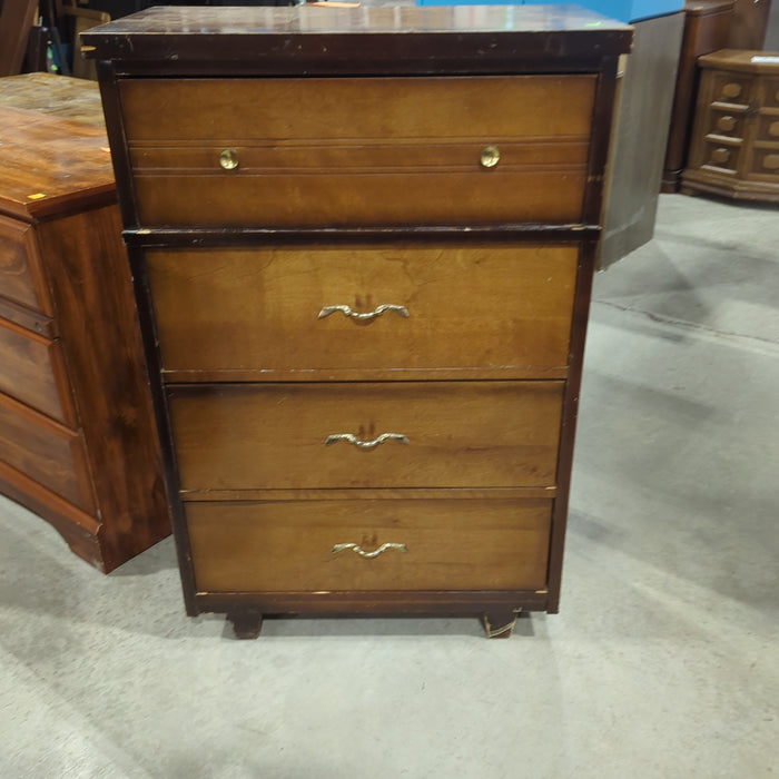 Dark Brown Dresser with 4 drawers