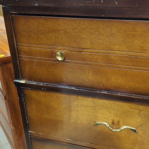 Dark Brown Dresser with 4 drawers