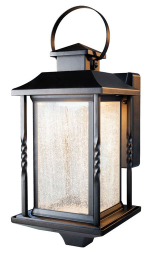 Heath Zenith Portable Black Outdoor Integrated Led Wall Lantern