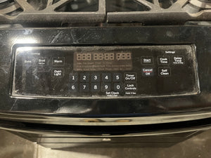 GE Black Gas Range