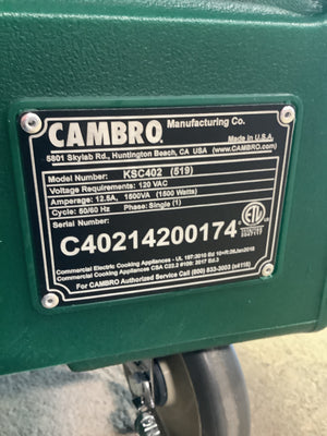 Cambro Kiosk Sink Cart