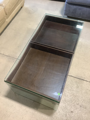 Curved Glass Coffee Table