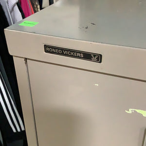 Lockable Grey Filing Cabinet