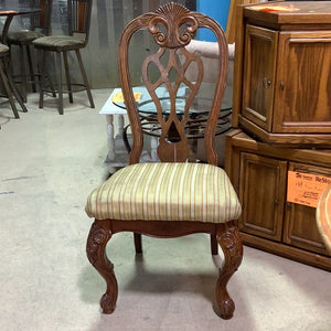Traditional Carved Wood Dining Chair