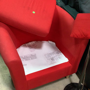 Bright Red Tub Chair